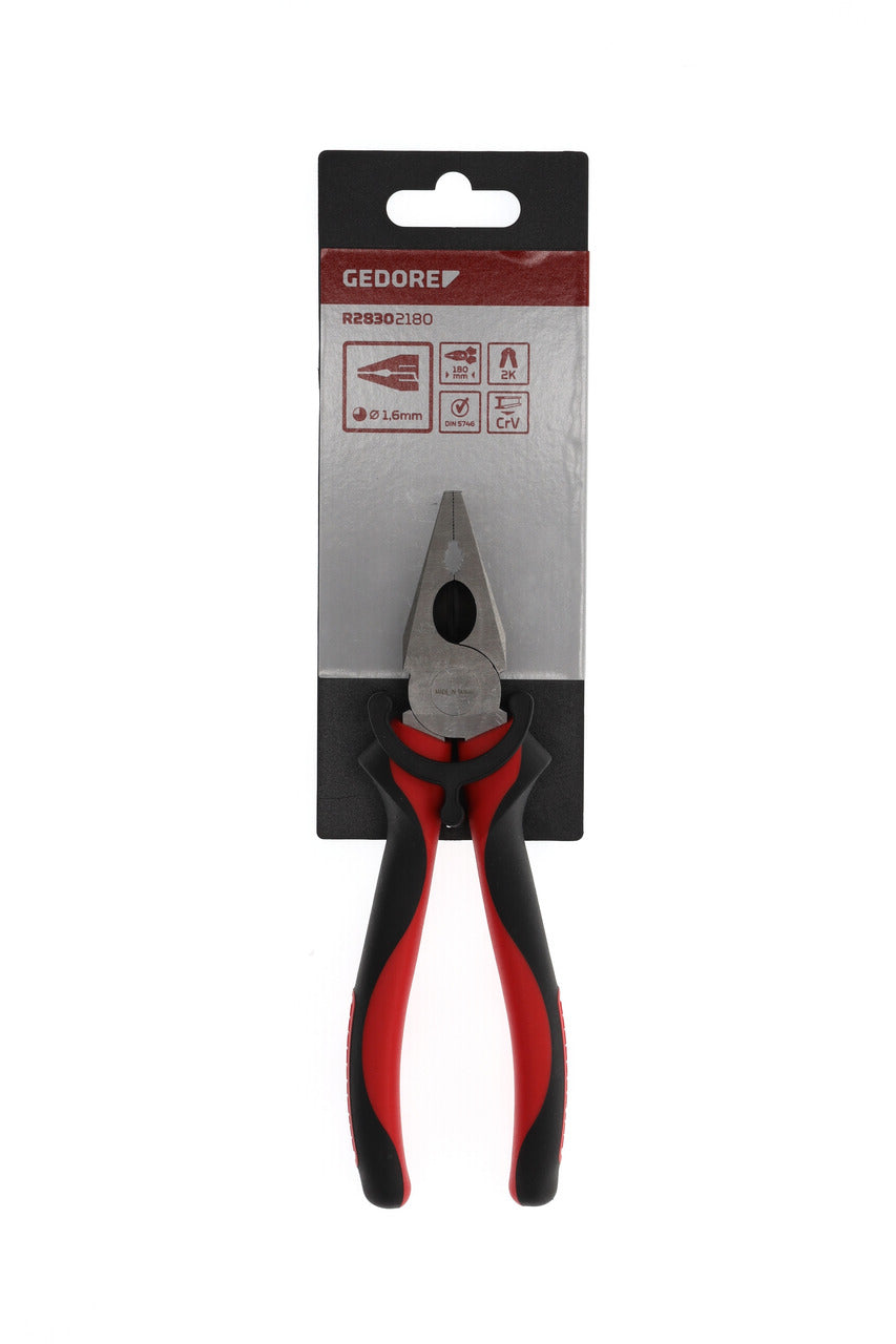 GEDORE red R28302180 - Pince universelle L=180 mm, poignée bi-matière