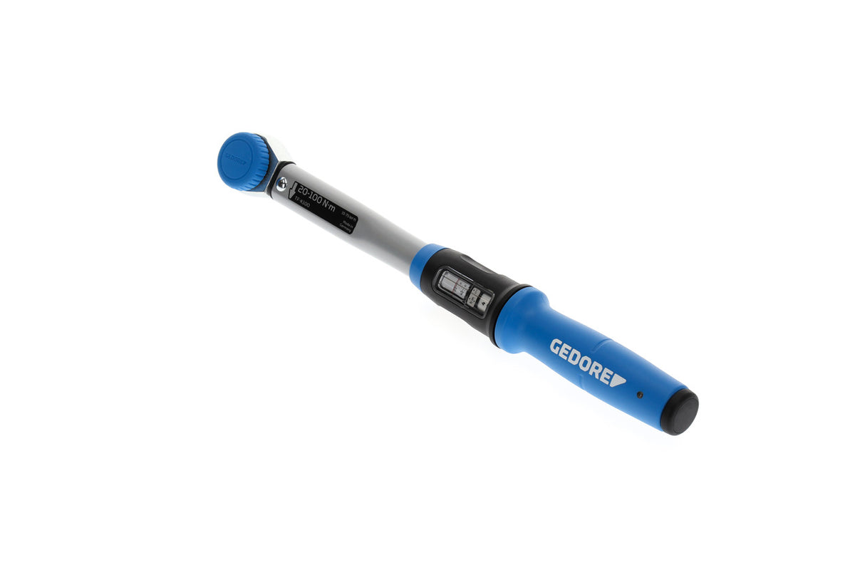Llave dinamométrica GEDORE Torcofix K 1/2" vista en ángulo del conjunto