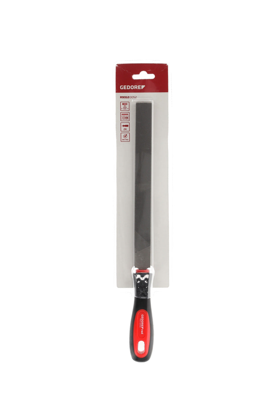 GEDORE red R93120052 - Lime plate, demi-fine 2, L=310 mm, manche bi-composant