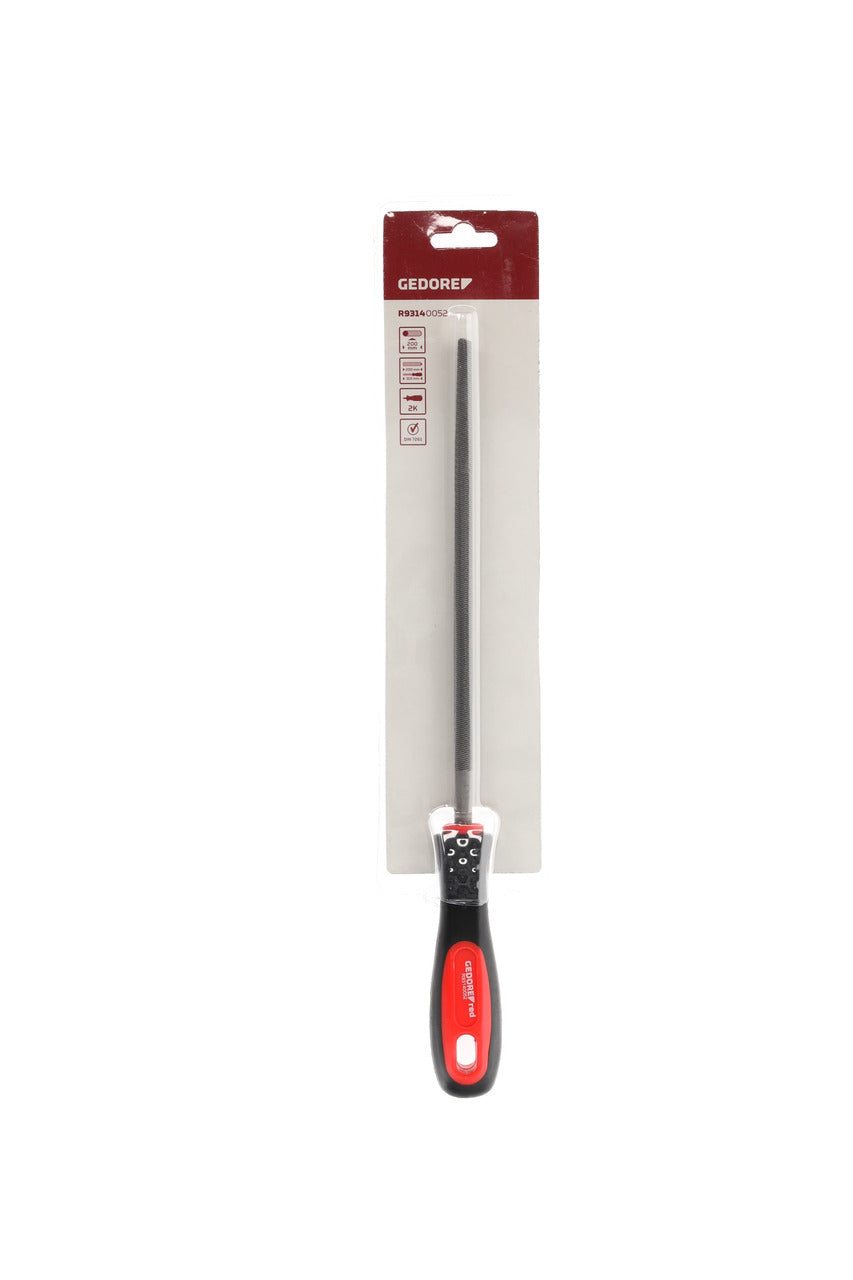 GEDORE red R93140052 - Lime ronde, grain moyen 2, L=310 mm, manche bi-matière