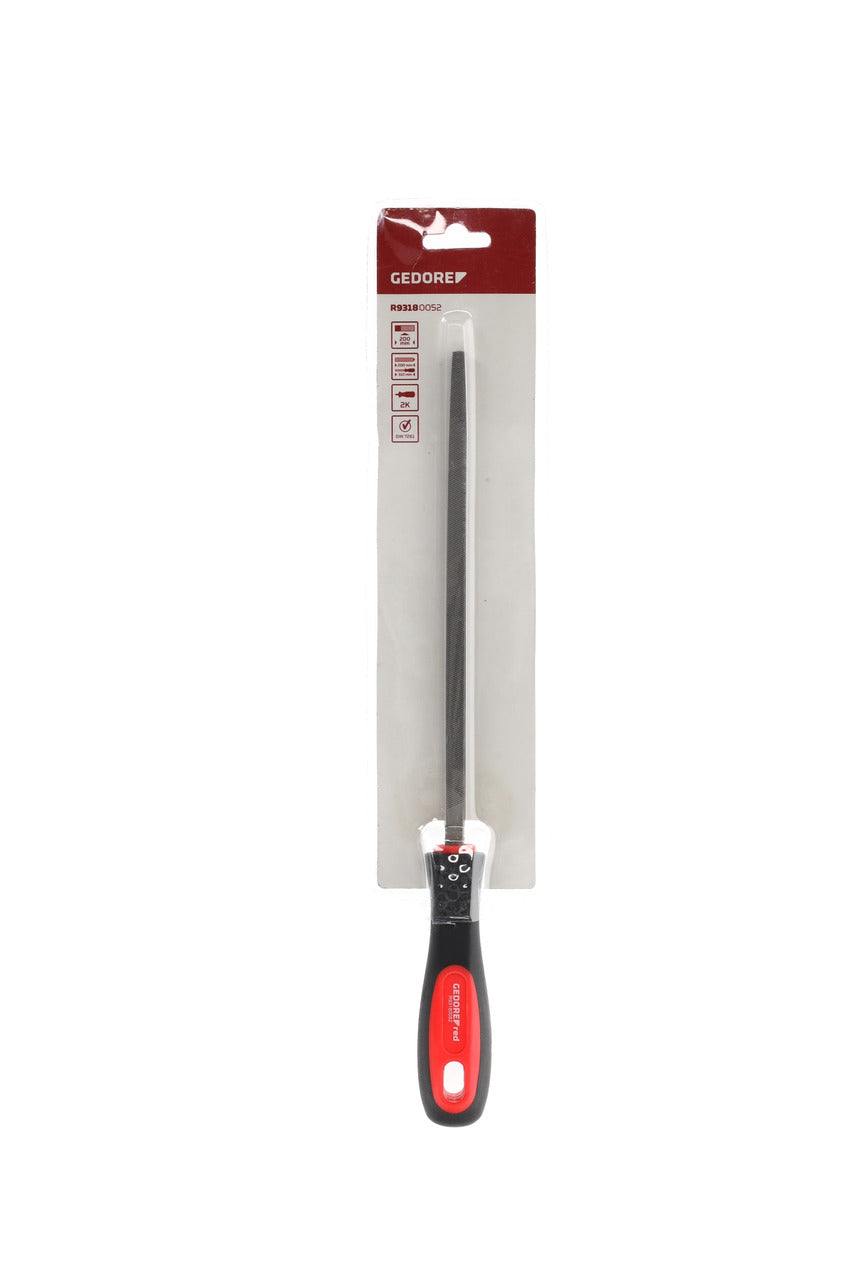 GEDORE red R93180052 - Lime carrée, grain moyen 2, L=310 mm, manche bi-matière
