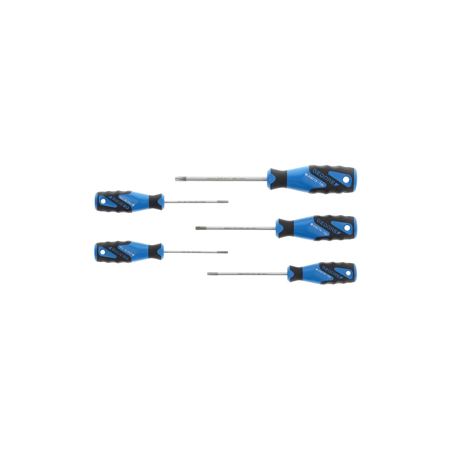 GEDORE 2163 TX-05 - Juego de 5 Destornilladores TORX®