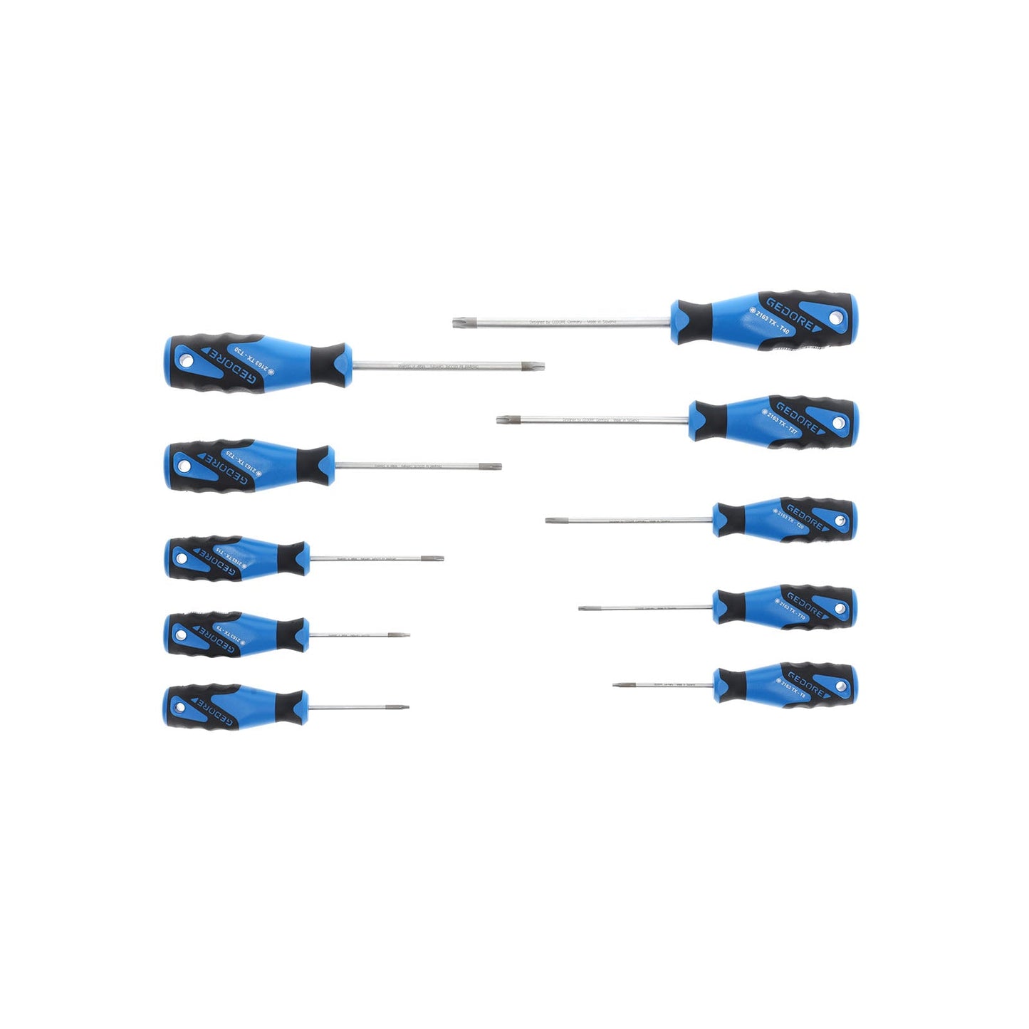 GEDORE 2163 TX-010 - Juego de 10 Destornilladores TORX®