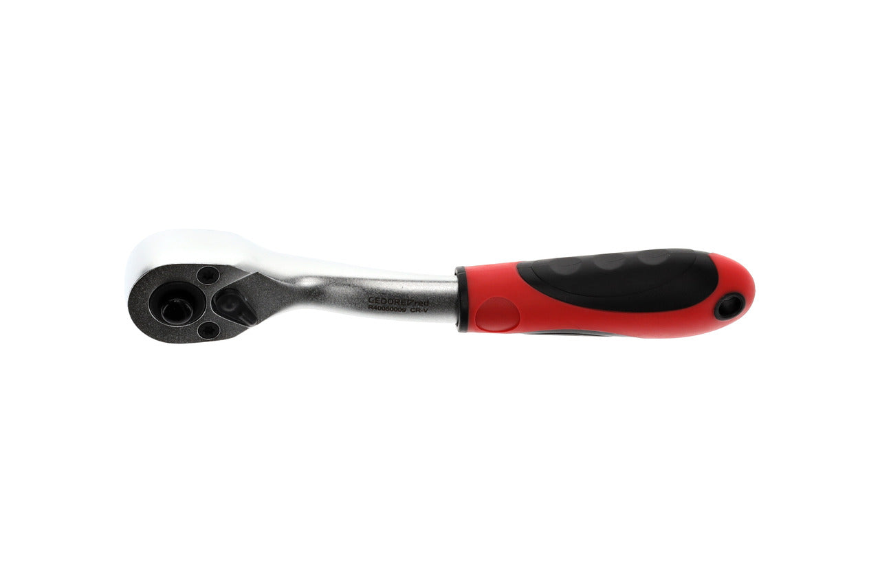 GEDORE red R40050009 - Cliquet réversible 2 composants 1/4", coudé, angle de retour 5°