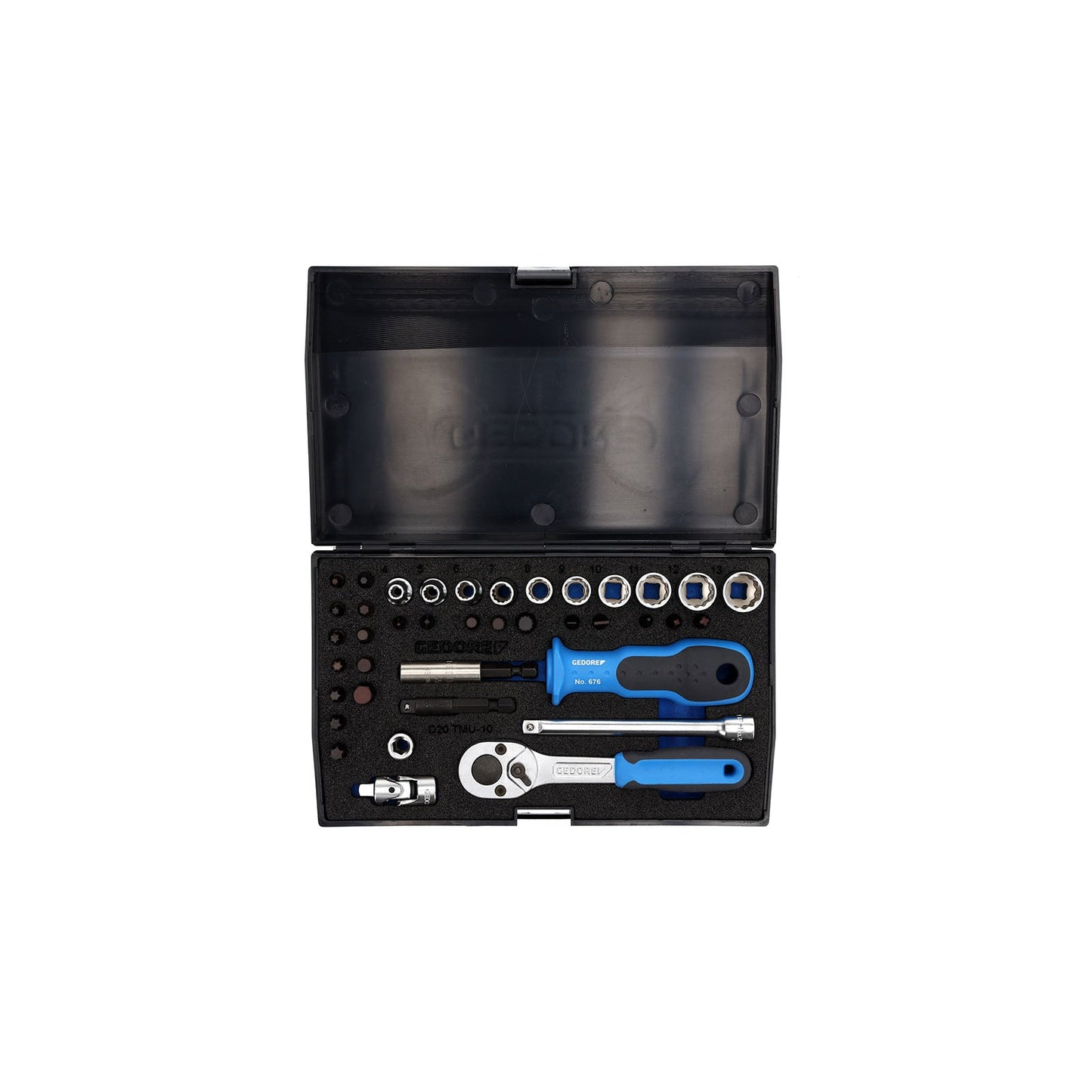 GEDORE D 20 TMU-10 - Juego de Vasos Unit Drive 1/4"