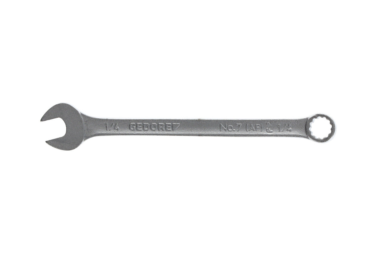 Llave combinada plana, 1/4AF