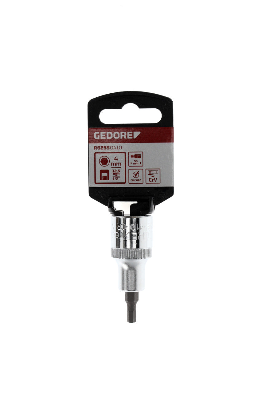 GEDORE red R62550410 - Douille de tournevis 1/2" 4 mm L=55 mm