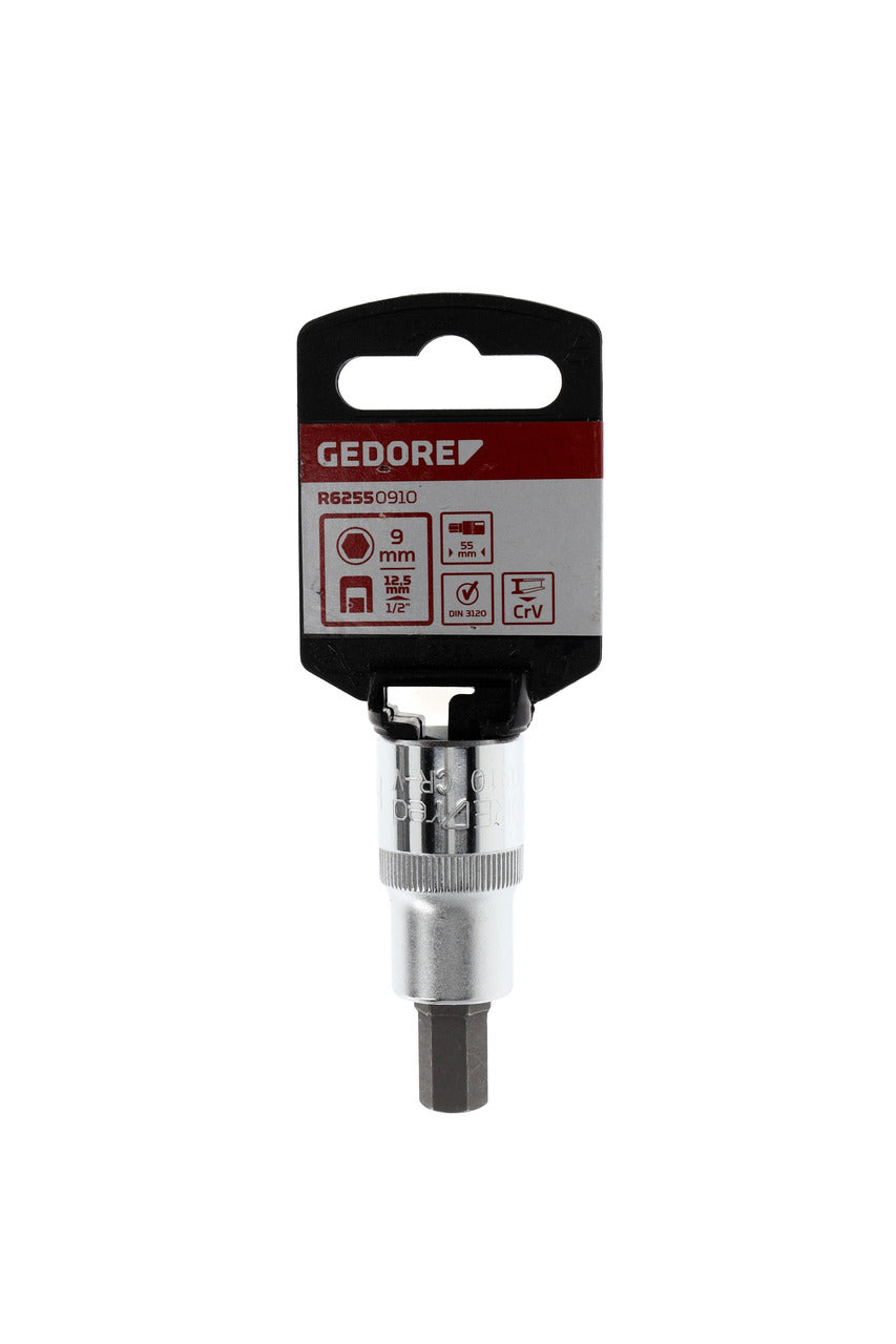 GEDORE red R62550910 - Douille de tournevis 1/2" 9 mm L=55 mm