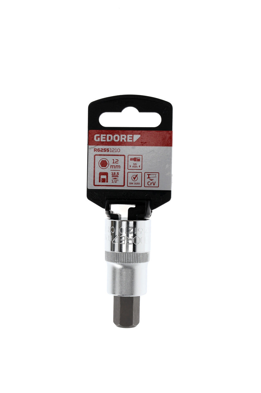 GEDORE red R62551210 - Douille de tournevis 1/2" 12 mm L=55 mm
