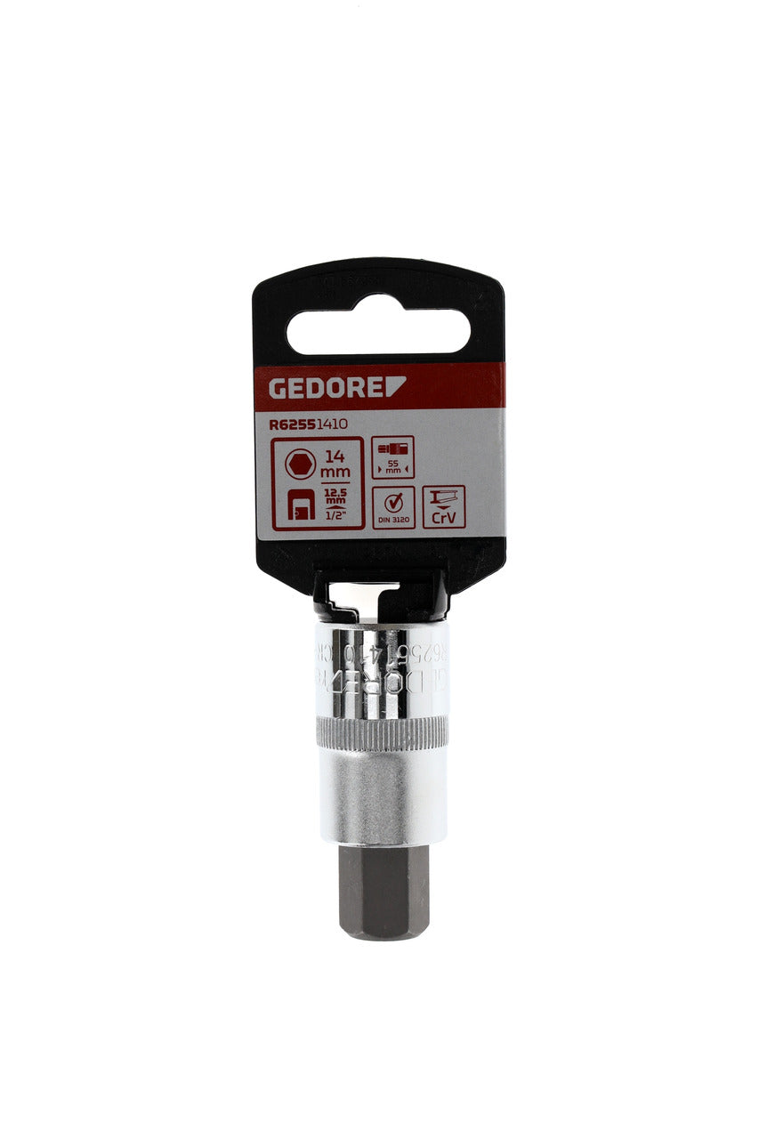 GEDORE red R62551410 - Douille de tournevis 1/2" 14 mm L=55 mm