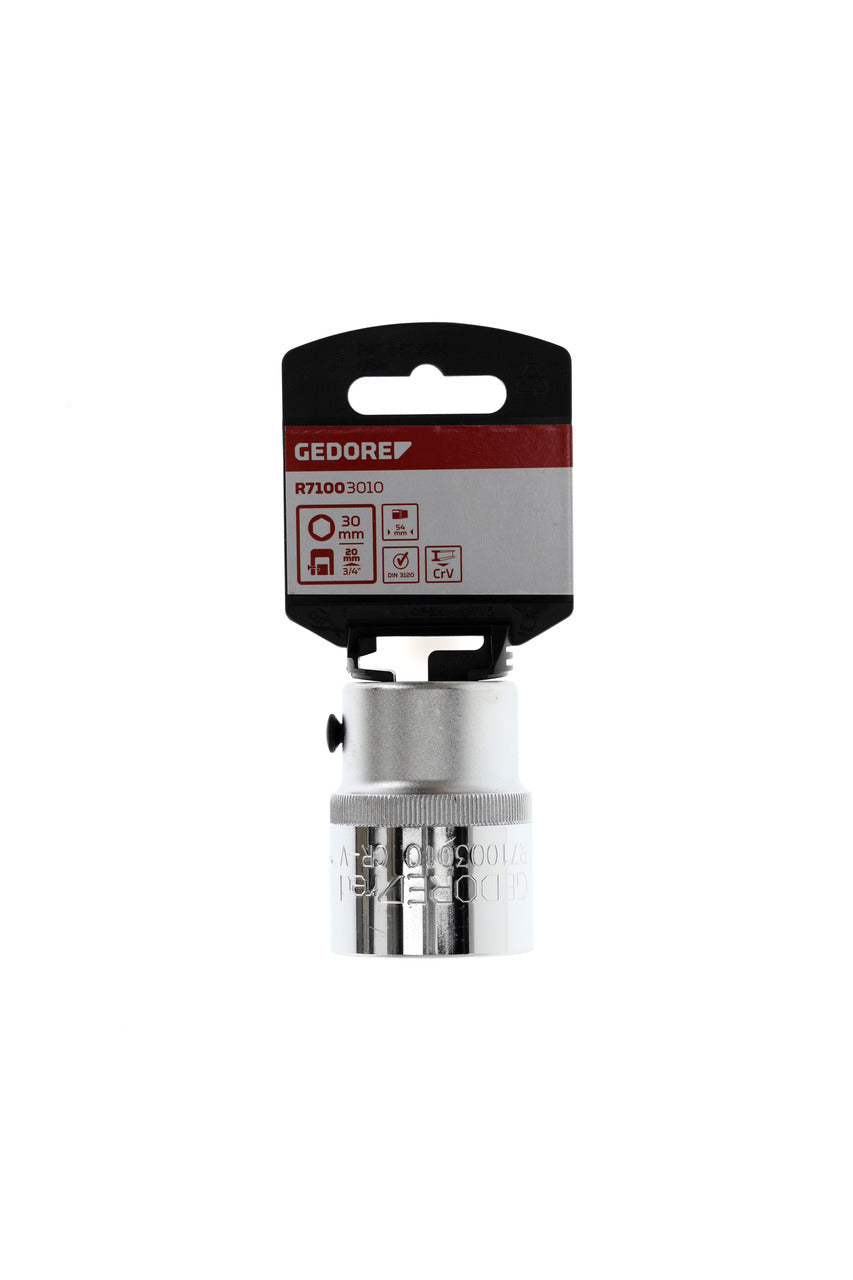 R71003010 - Vaso 3/4", hexagonal, 30 mm L=54 mm