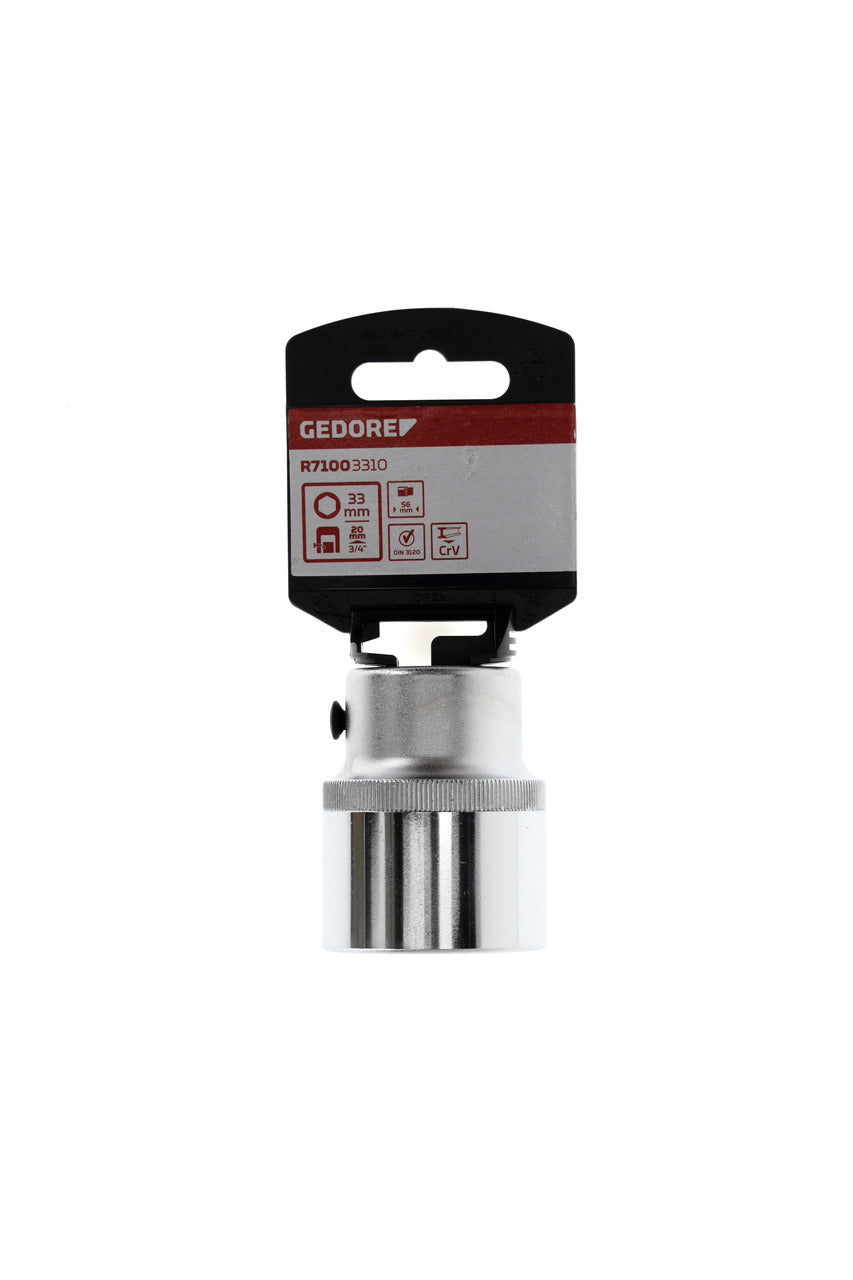 R71003310 - Vaso 3/4", hexagonal, 33 mm L=56 mm