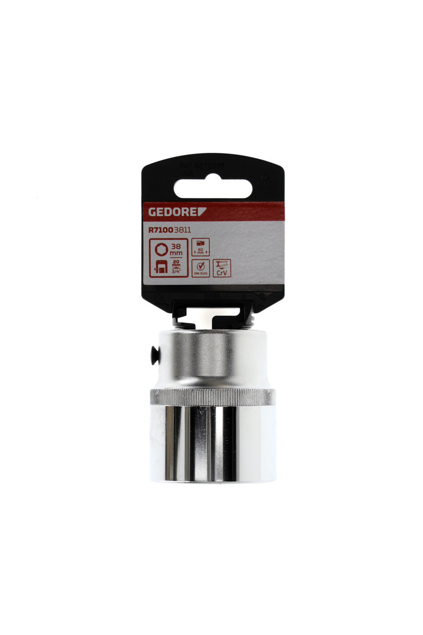 R71003811 - Vaso 3/4", hexagonal, 38 mm L=60 mm