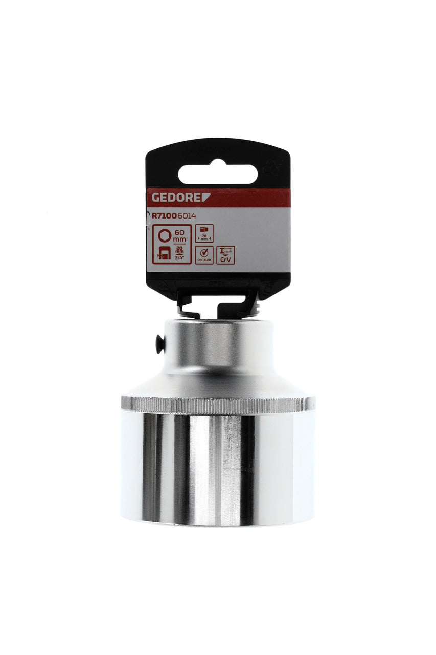 R71006014 - Vaso 3/4", hexagonal, 60 mm L=78 mm