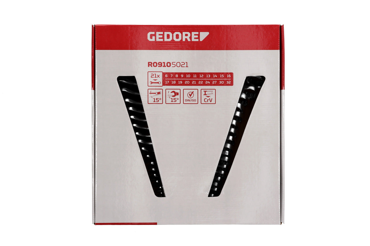 GEDORE red R09105021 - Jeu de 21 clés mixtes, 6-32 mm