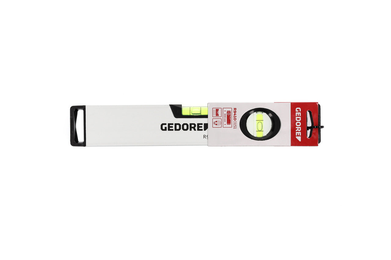 GEDORE red R94100151 - Niveau à eau L=300 mm, 2 x fioles alu. magn.