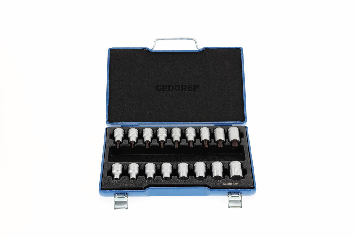 ITX 19 TX-017 - Jeu de douilles TX 1/2"