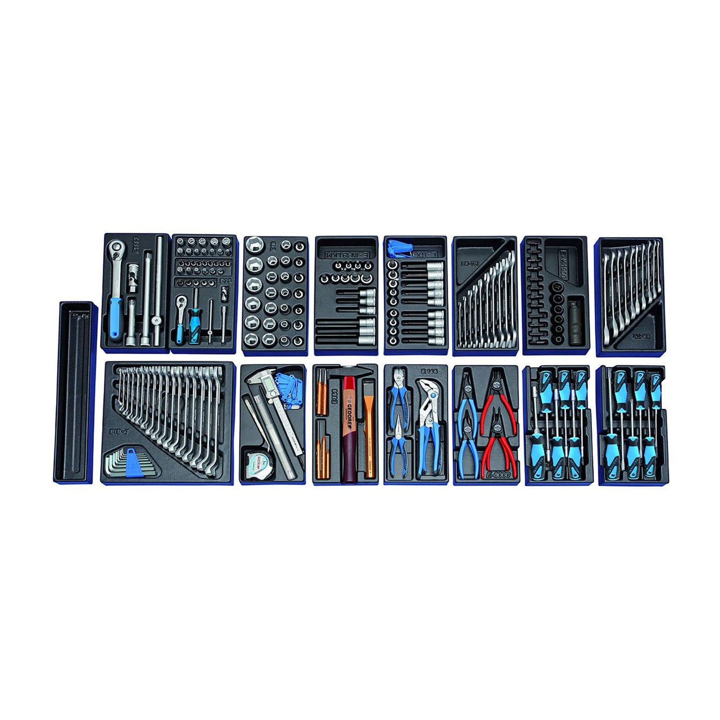 GEDORE 1500 ES-02-2004 - 2004 0620 + Surtido de Módulos