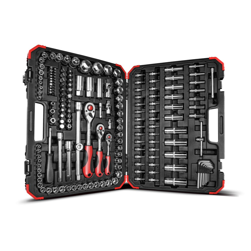 GEDORE red R45603172 - Jeu de douilles 1/4"+3/8"+1/2", 172 pièces