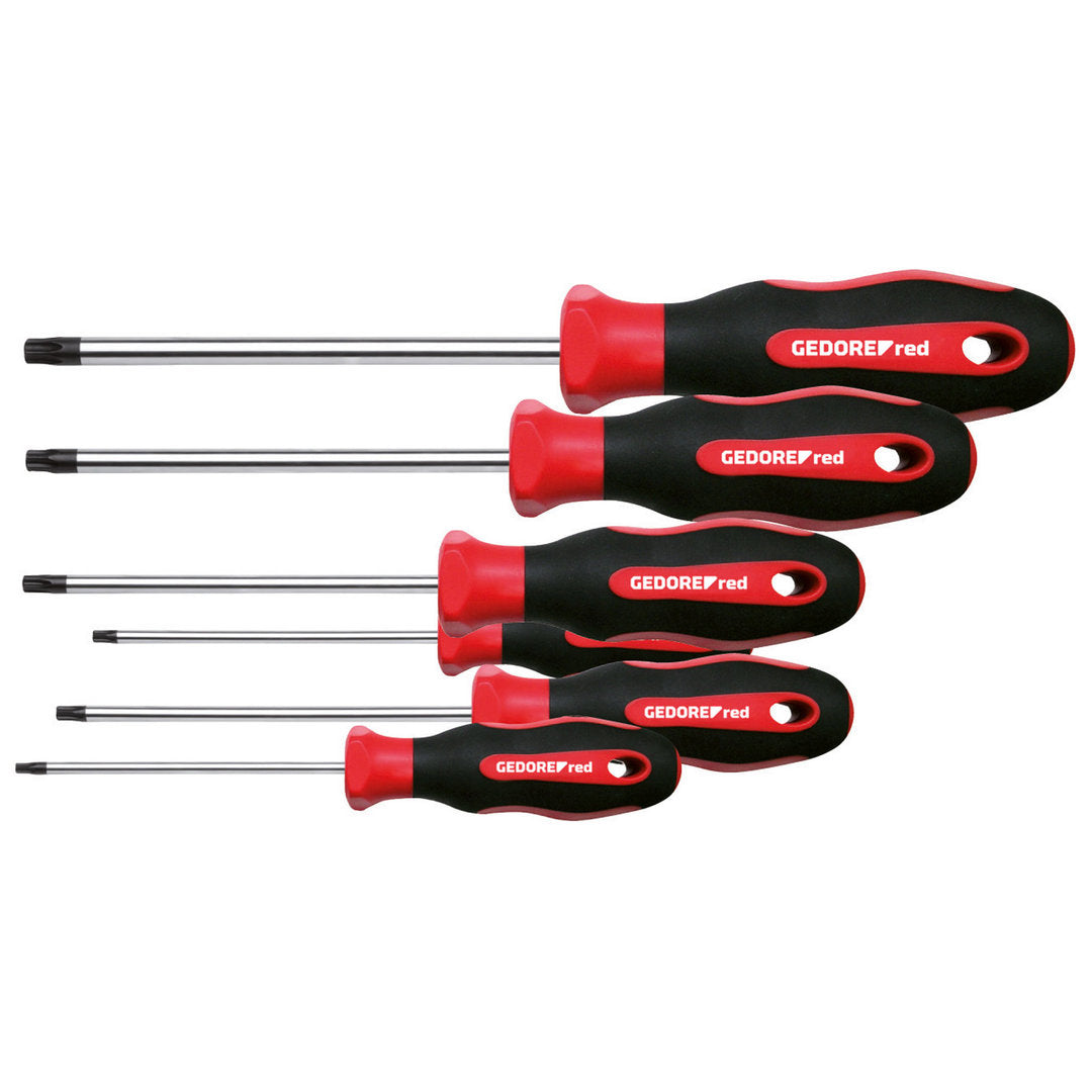 GEDORE red R38402006 - Jeu de tournevis 2 composants T10-40, 6 pièces