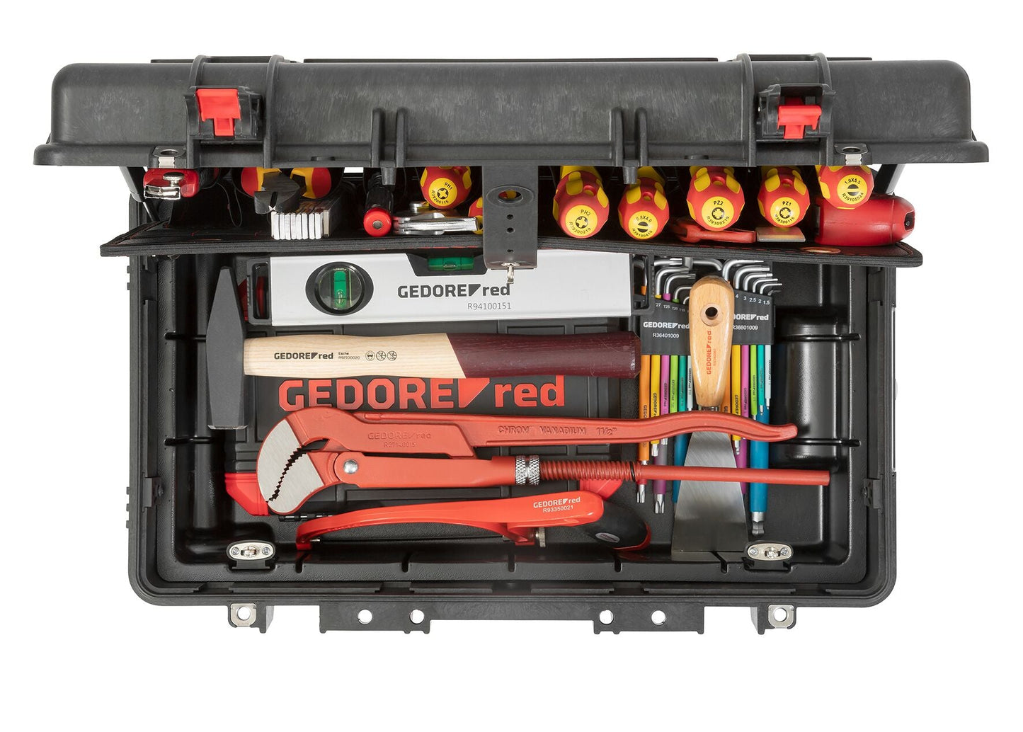 GEDORE red R21902072 - Valise trolley avec assortiment d'outils de plombier