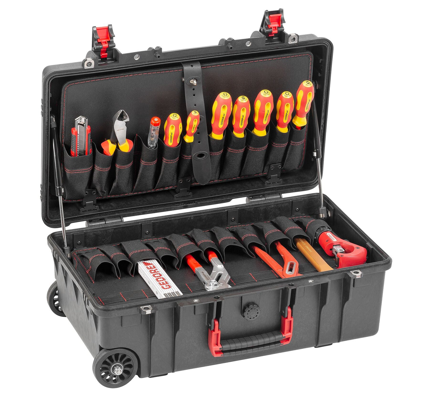 GEDORE red R21902072 - Valise trolley avec assortiment d'outils de plombier
