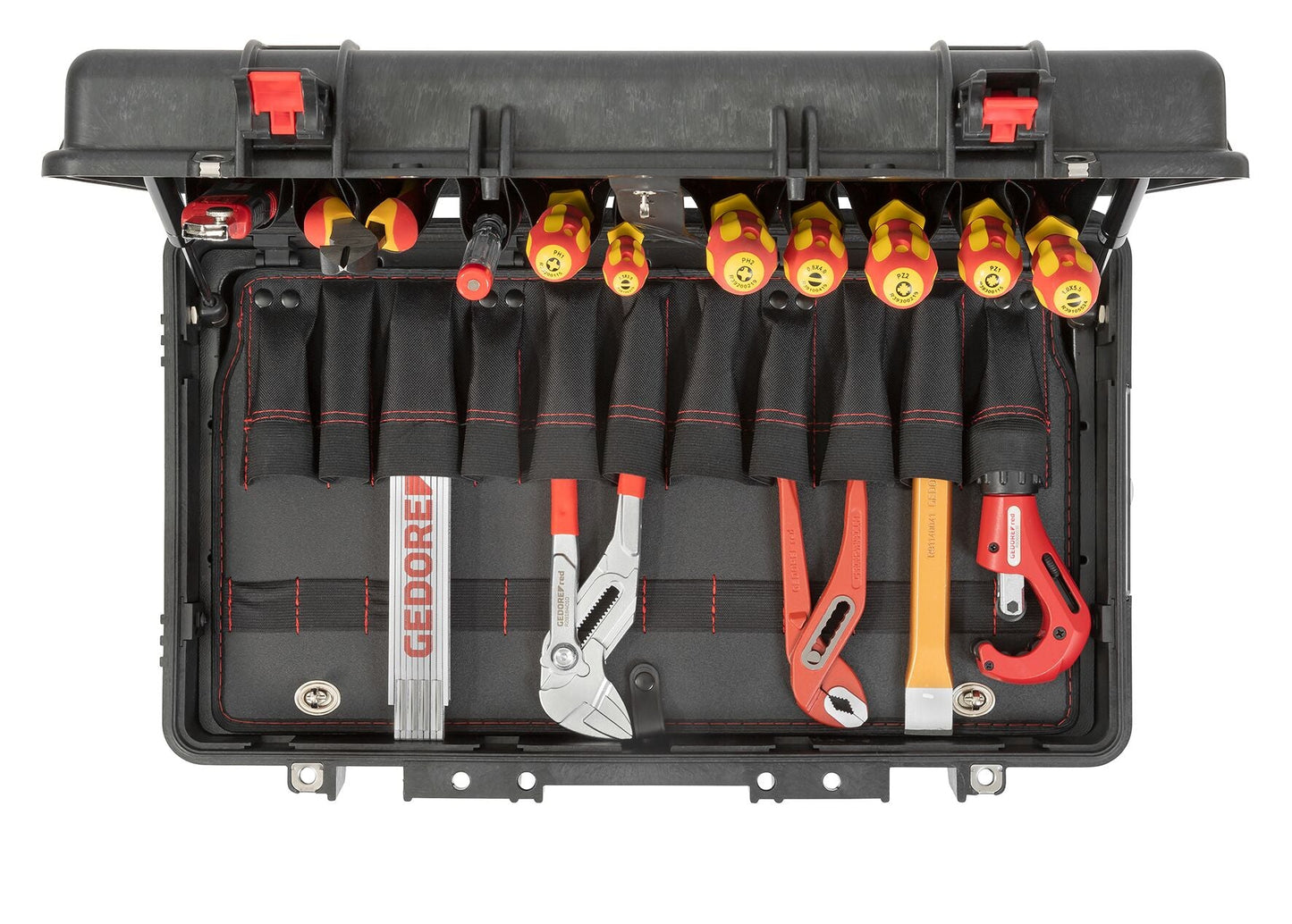 GEDORE red R21902072 - Valise trolley avec assortiment d'outils de plombier