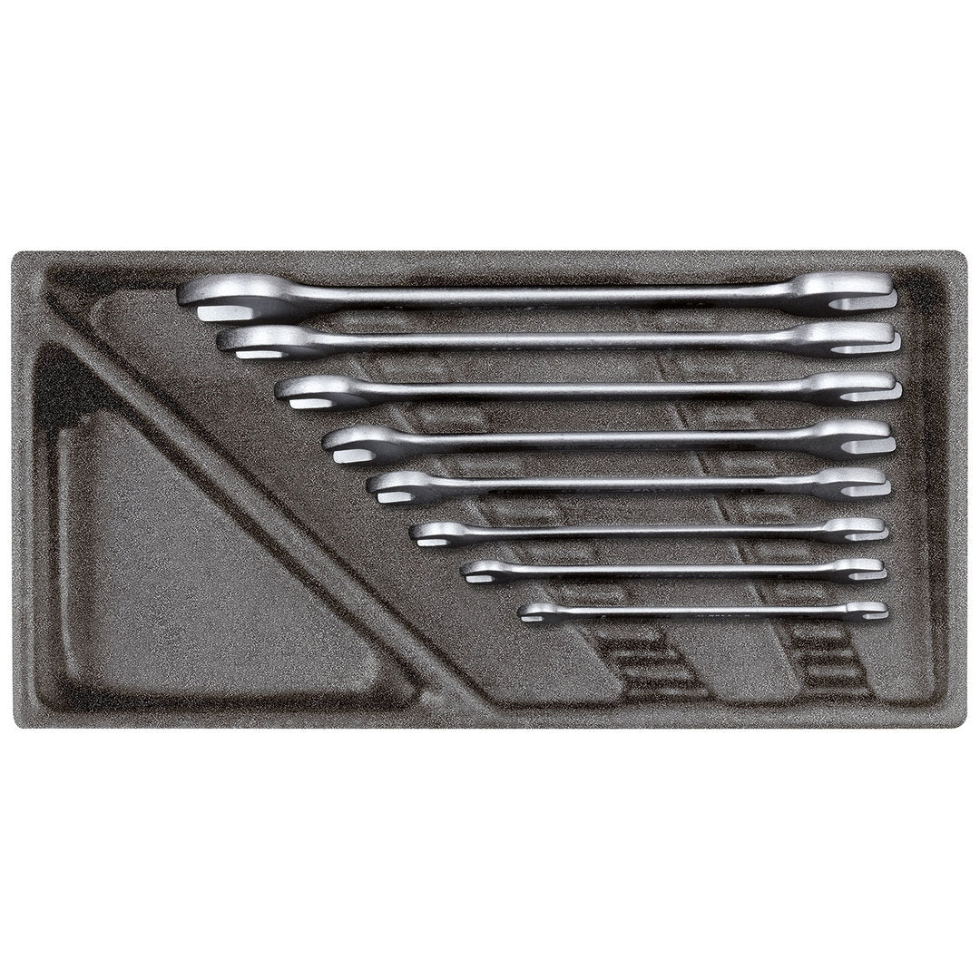 GEDORE red R22150001 - Jeu de clés plates à double ouverture, module CT 2/6, 8 pièces