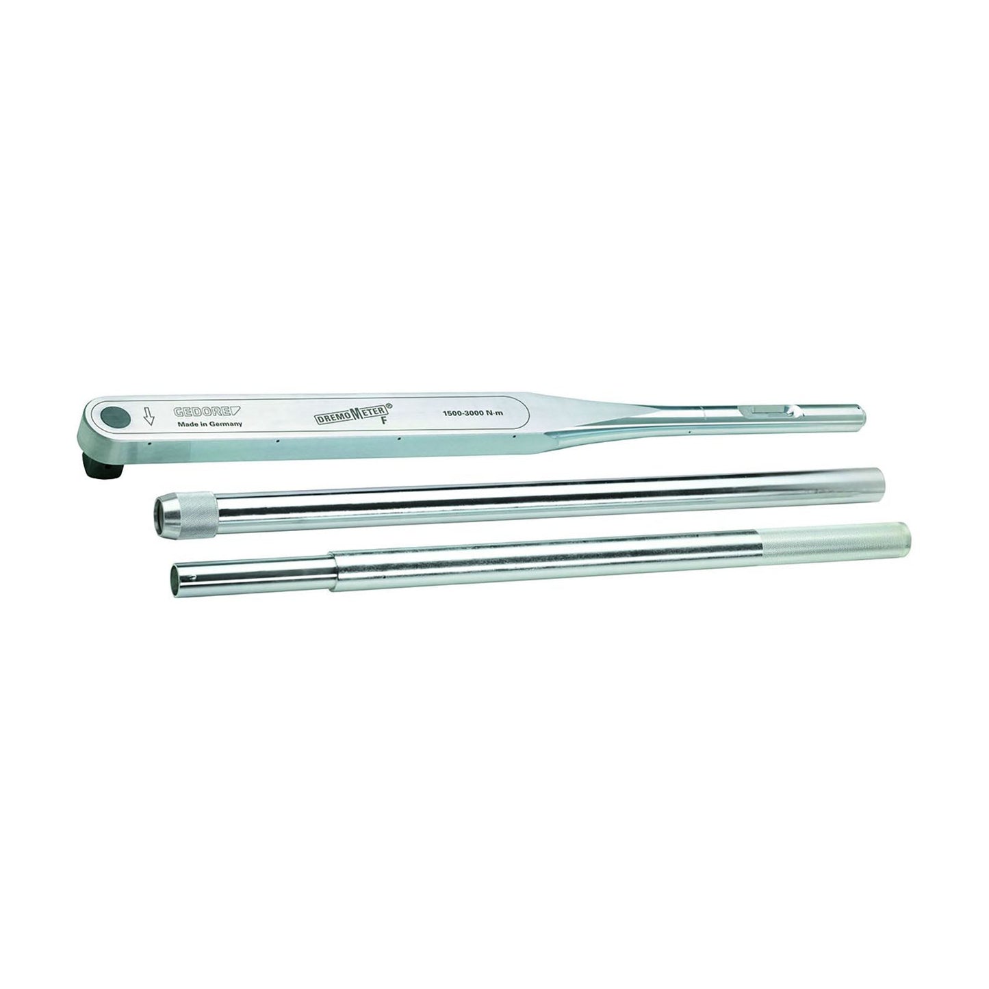 GEDORE 8572-02 - Clé dynamométrique Dremometer F en coffret avec carré de 1.1/2" et plage de serrage : 1500-3000 Nm