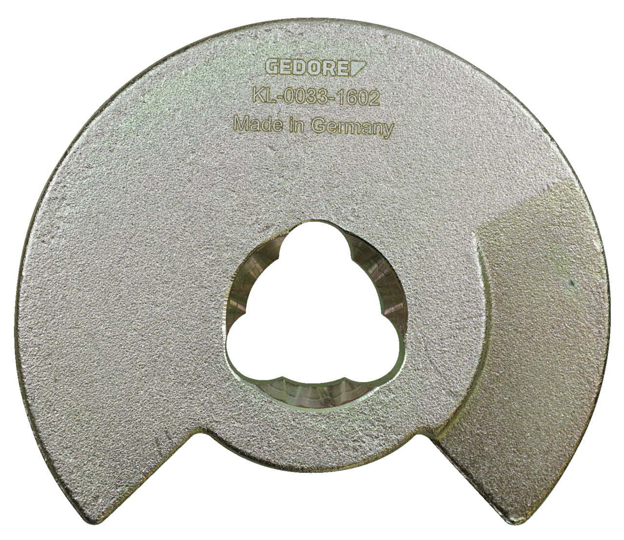 GEDORE Automotive KL-0033-1602 - Dimensions de la plaque de pression. 0A avec profil ondulé.