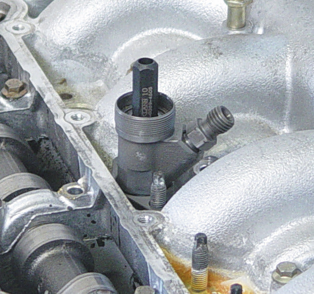 KL-0369-4505 A - Inserto de punta especial SW10: Inserto hexagonal montado en válvula de motor de automóvil