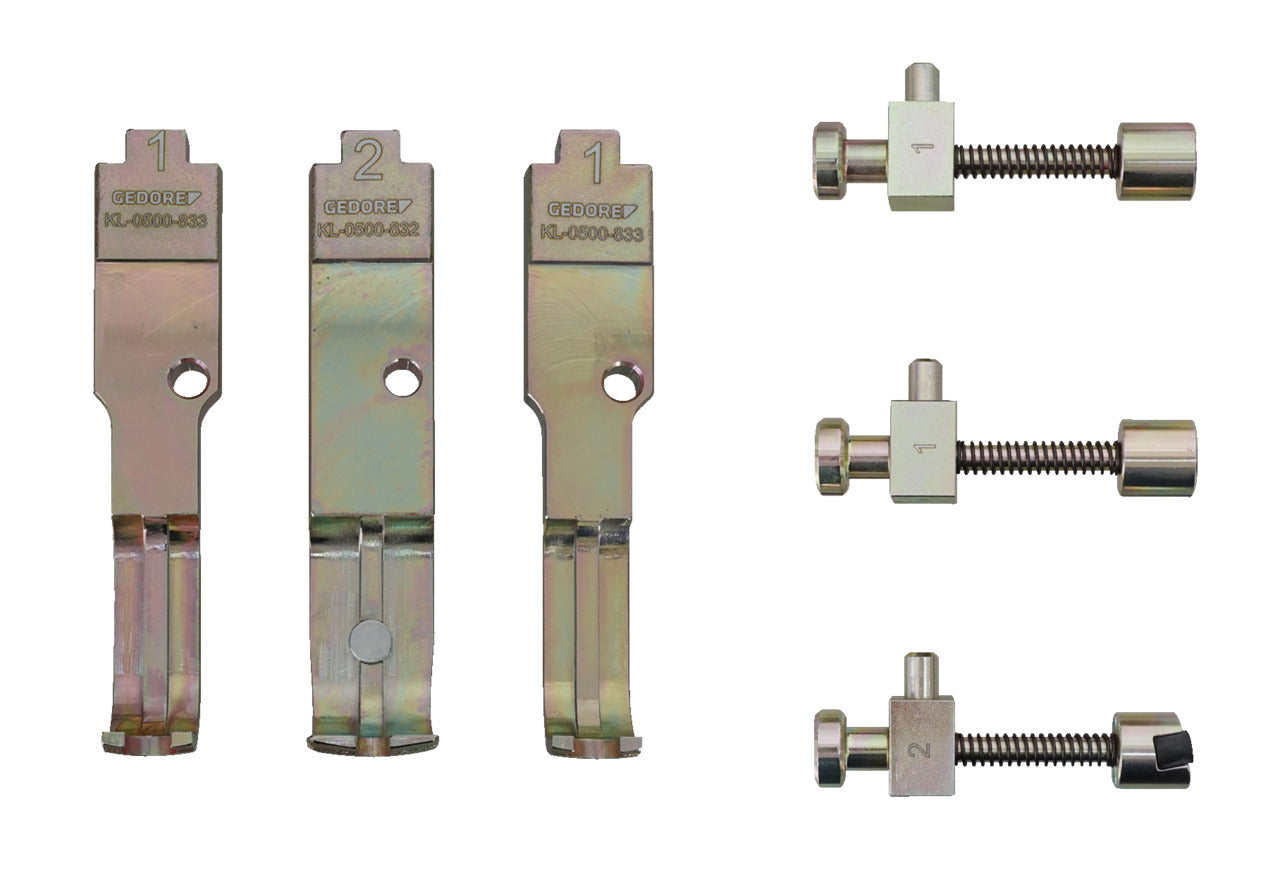 GEDORE Automotive KL-0500-831 - Juego de ganchos con pieza de sujeción