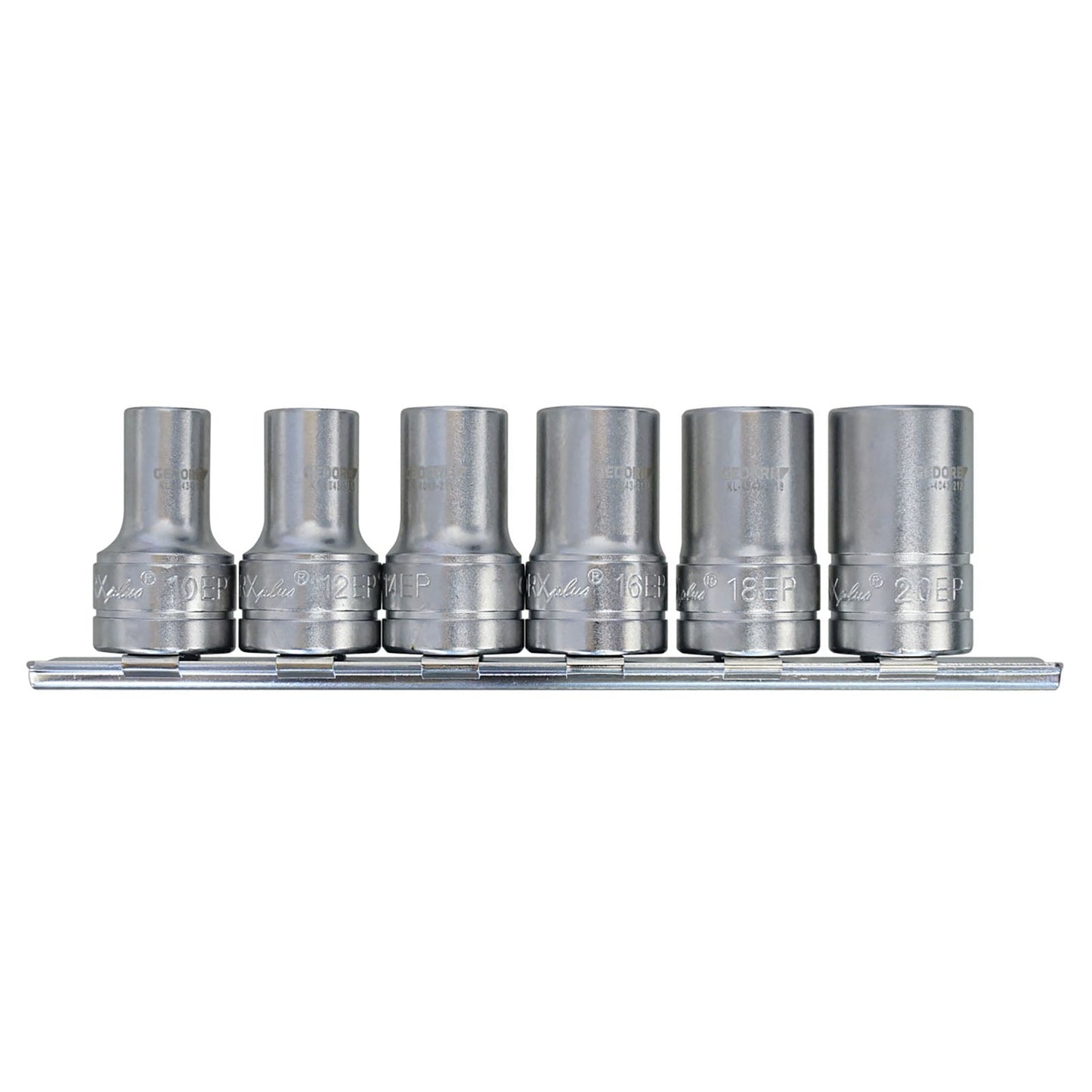 Gedore Automotive KL-4043-200 - Juego de vasos, 3/8", EP TX-Plus, 6 piezas