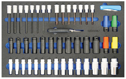 GEDORE Automotive KL-4998-400 - Carro con surtido de 460 herramientas para taller de automoción