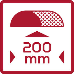 Longitud de lima de media caña de 200 mm