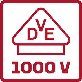 Aislamiento VDE hasta 1000 V