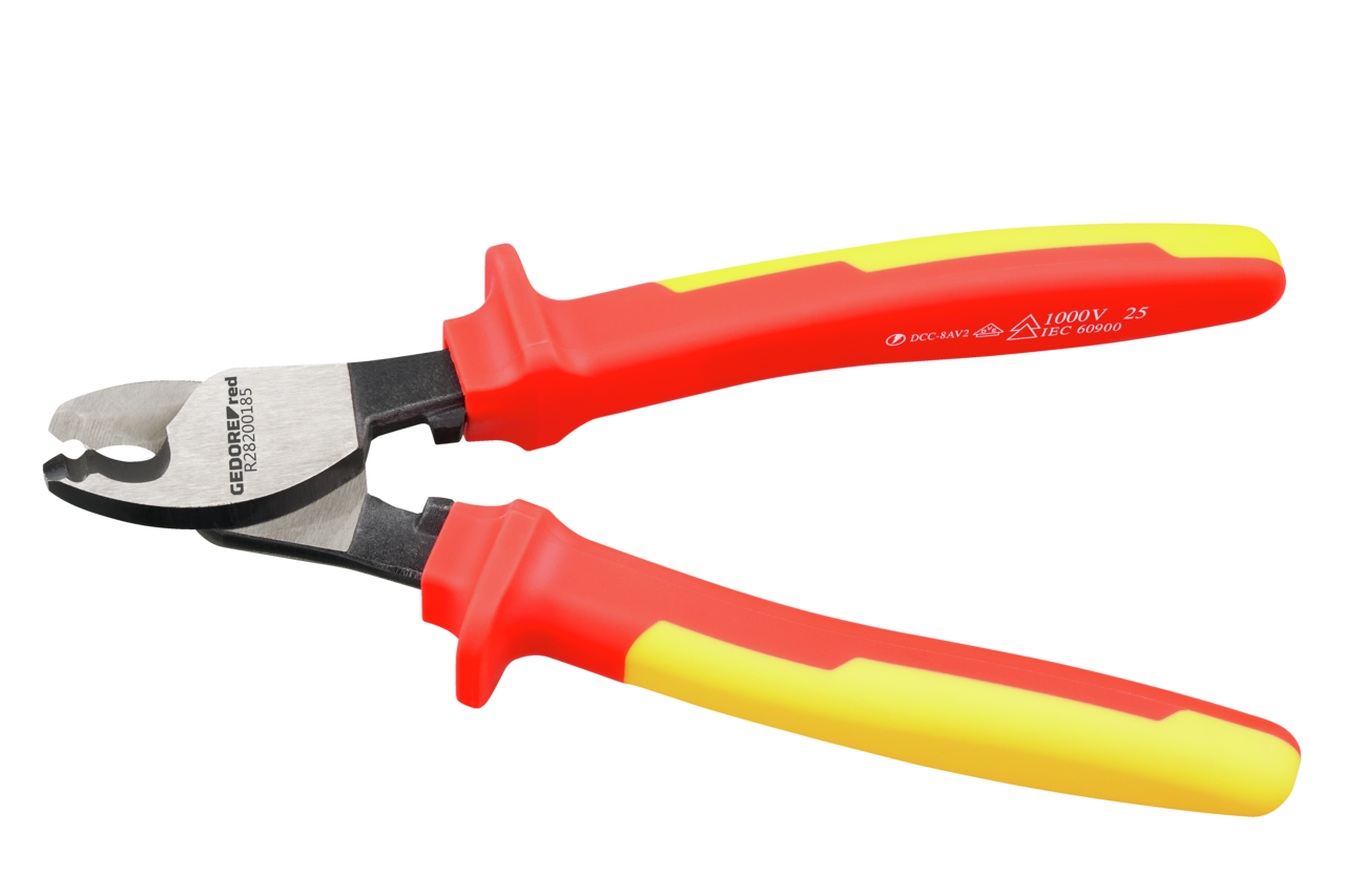 GEDORE red R29602200 - Ciseaux isolés VDE pour couper les câbles 210 mm