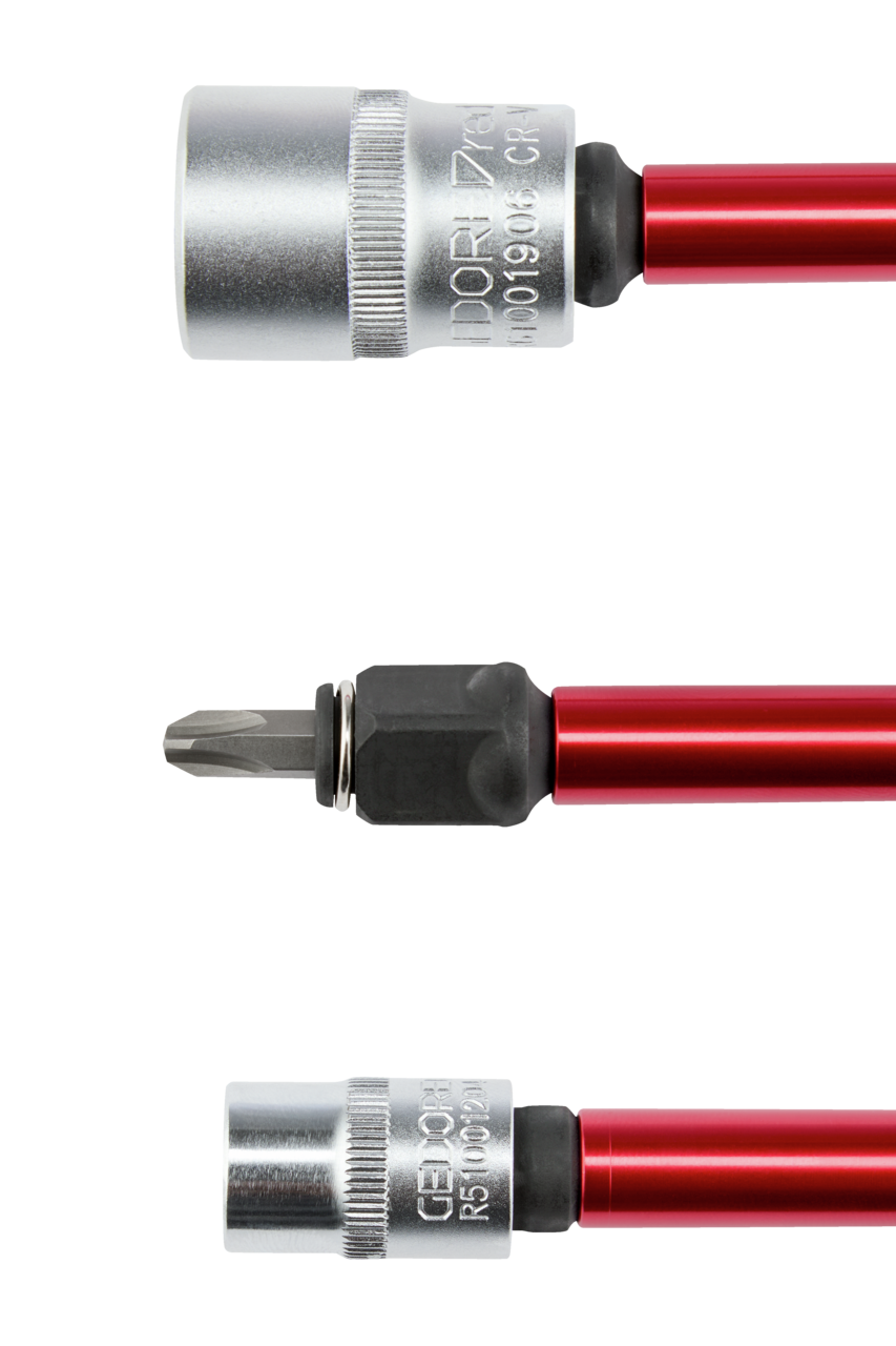 GEDORE red R47112002 - Jeu de 2 rallonges pour clés à douille avec tube de protection