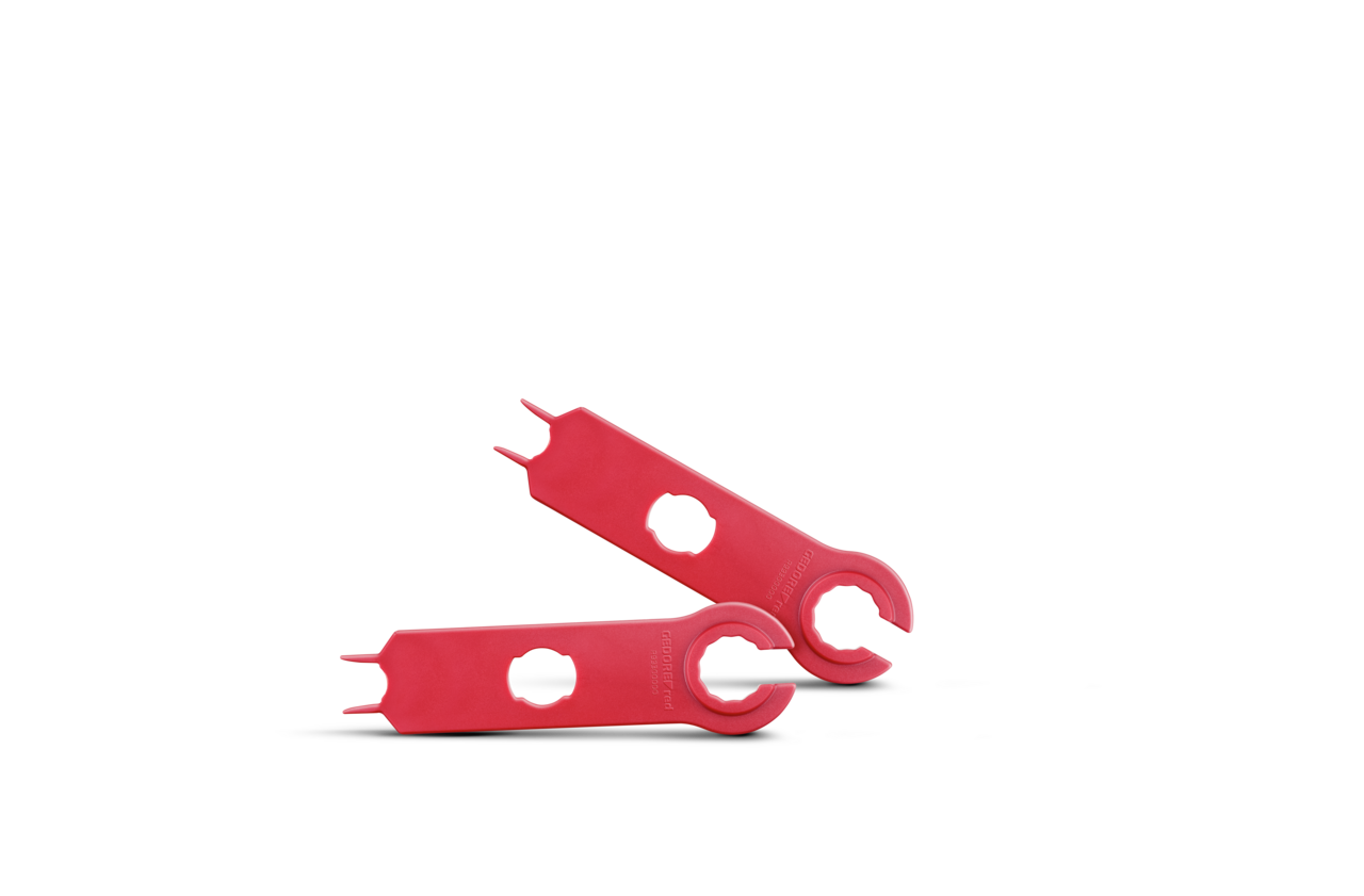 GEDORE red R99300000 - Outils pour le montage/démontage des connecteurs MC4, 2 unités