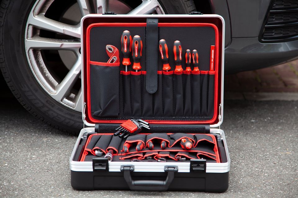 GEDORE red R21650108 - Jeu d'outils ALL-IN incluant une mallette à outils, 108 pièces