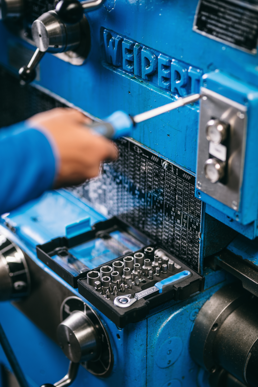 GEDORE 666-U-20 - Juego vasos, puntas y carraca de 1/4", 35 piezas