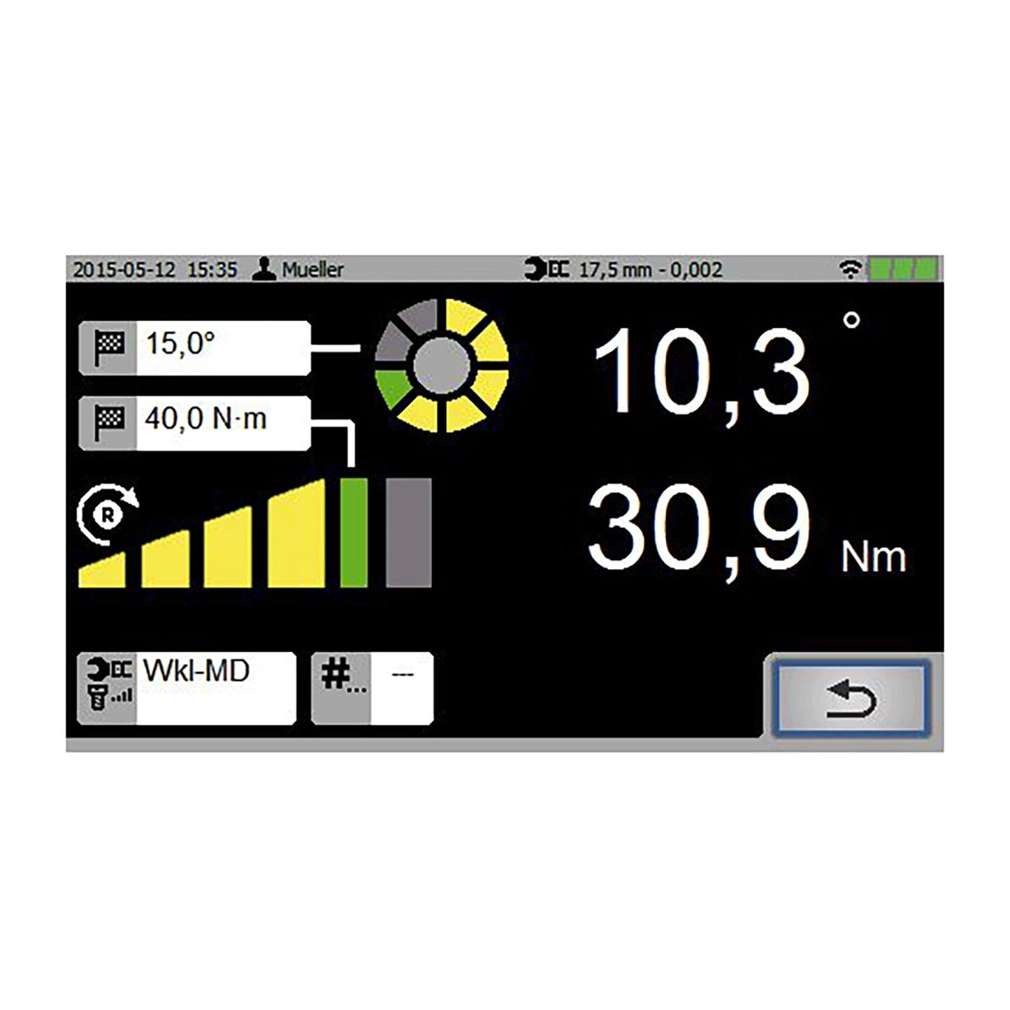 GEDORE ETQR D - Pantalla para E-TORC QR