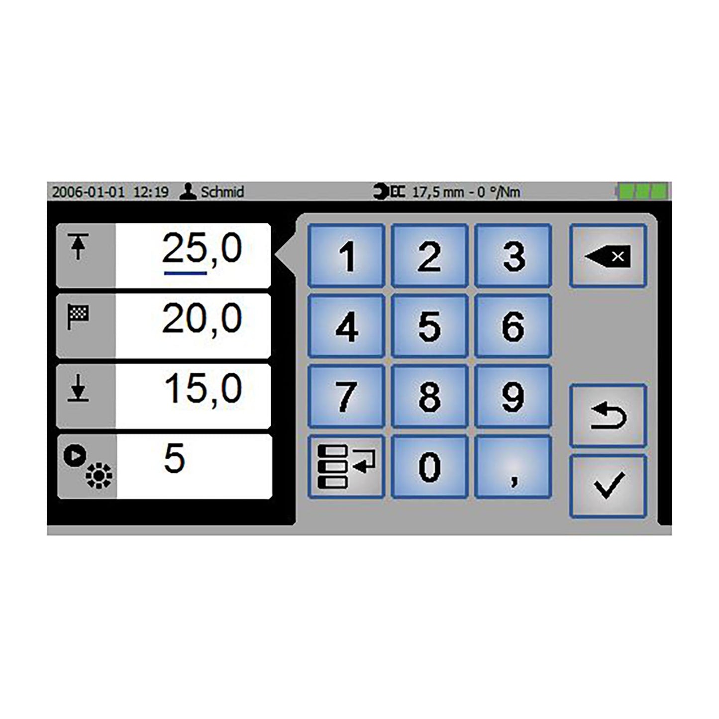 GEDORE ETQR D - Pantalla para E-TORC QR