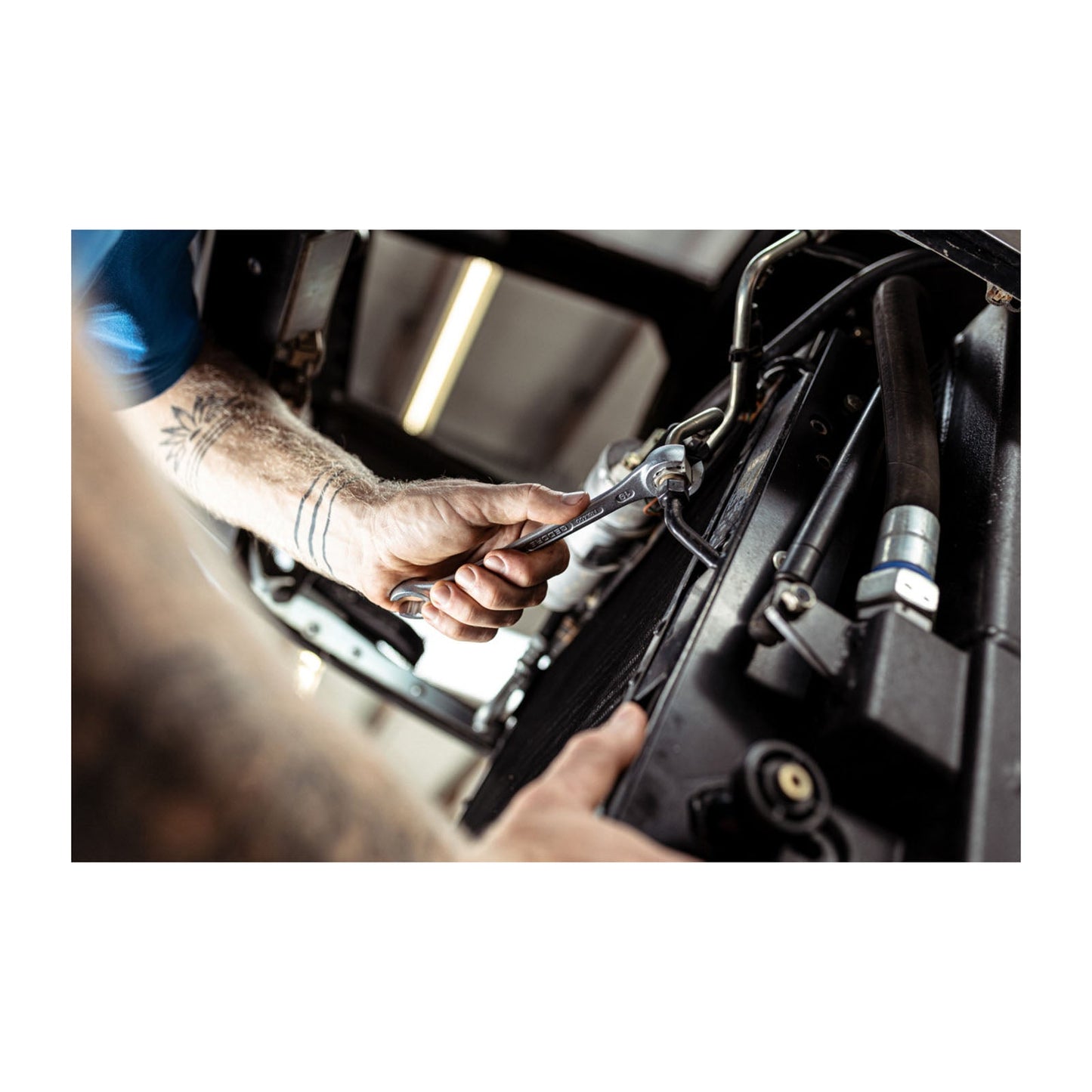 GEDORE 400 - Llaves de Estrella Abierta para Racores