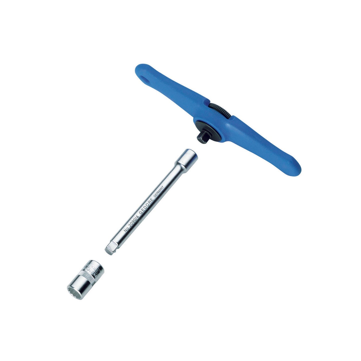 GEDORE 2093 U-3 T - Carraca de 1/4", U-3 T