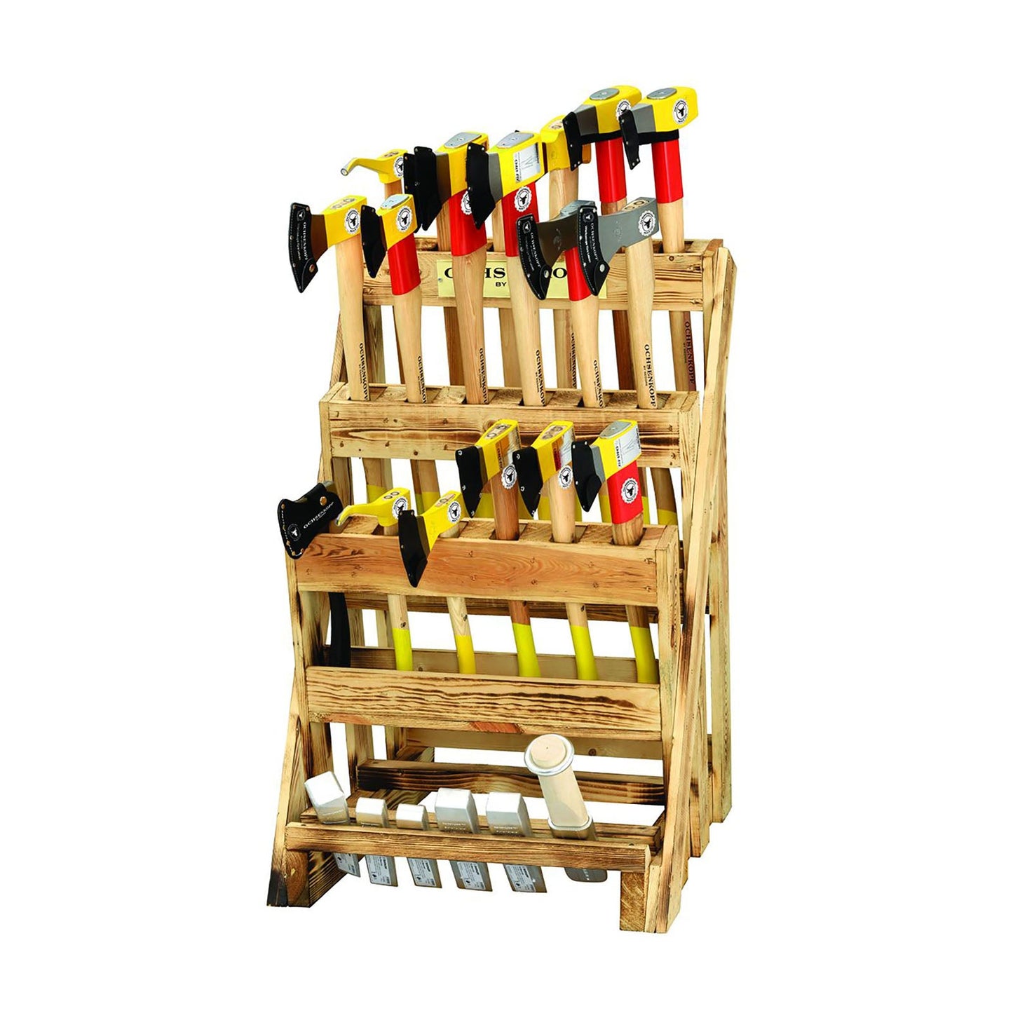 Présentoir de haches ROTBAND-PLUS 24 pièces