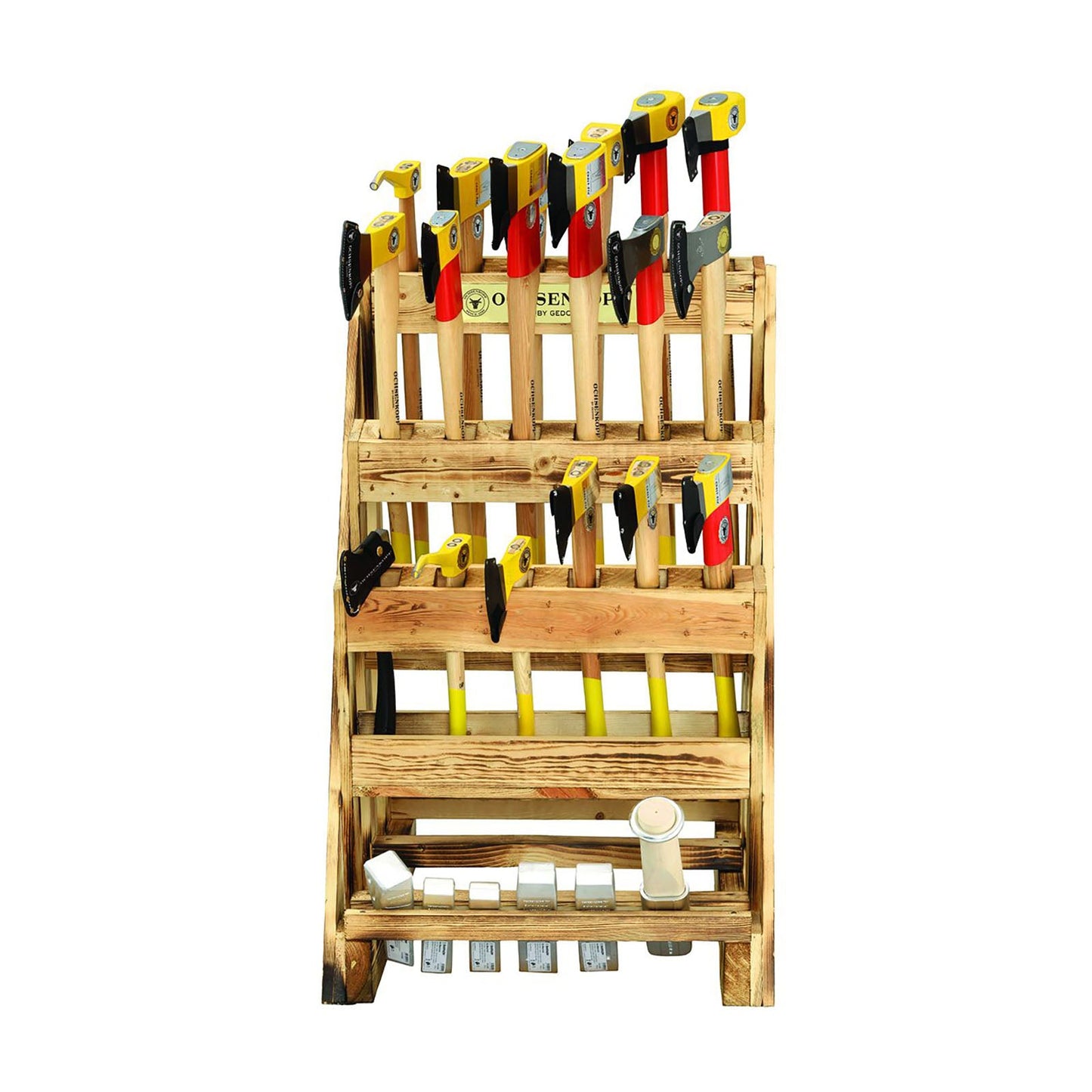 Présentoir de haches ROTBAND-PLUS 24 pièces