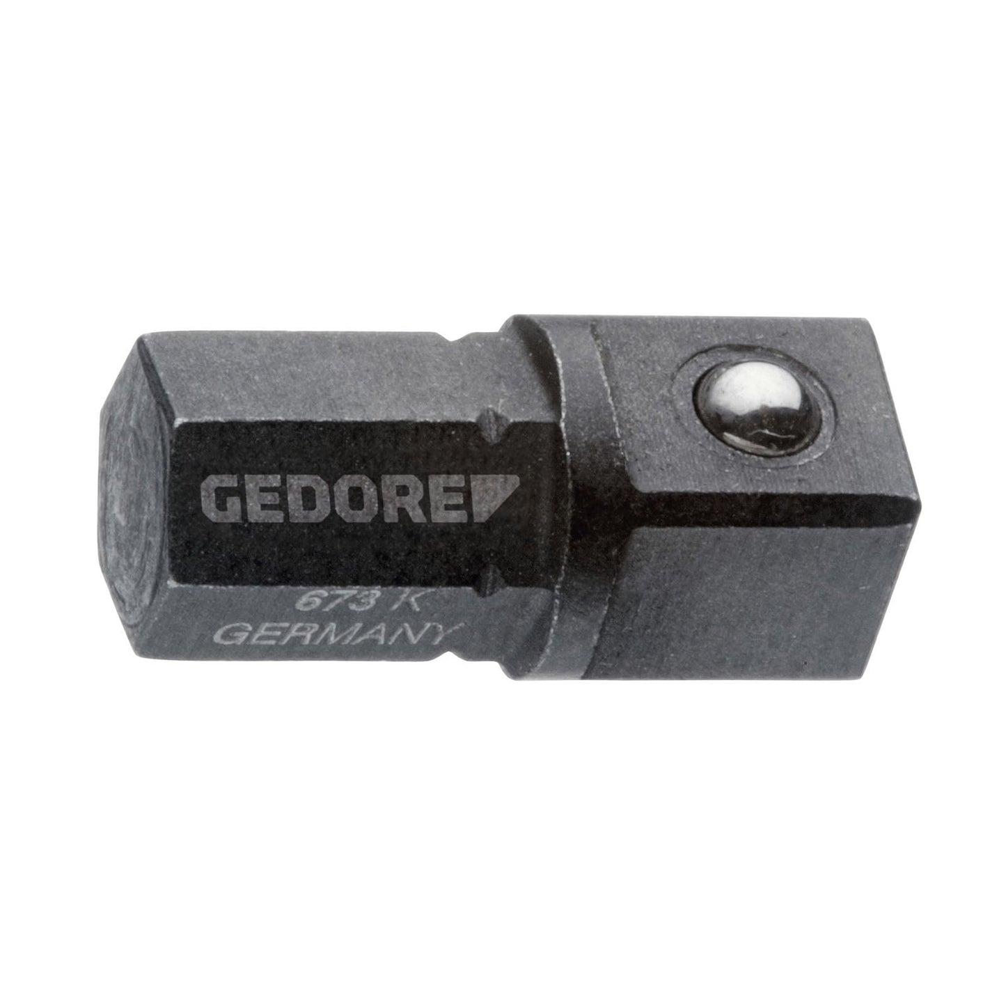 GEDORE 673 K - Adaptador Hex 1/4" x Cuad 1/4"