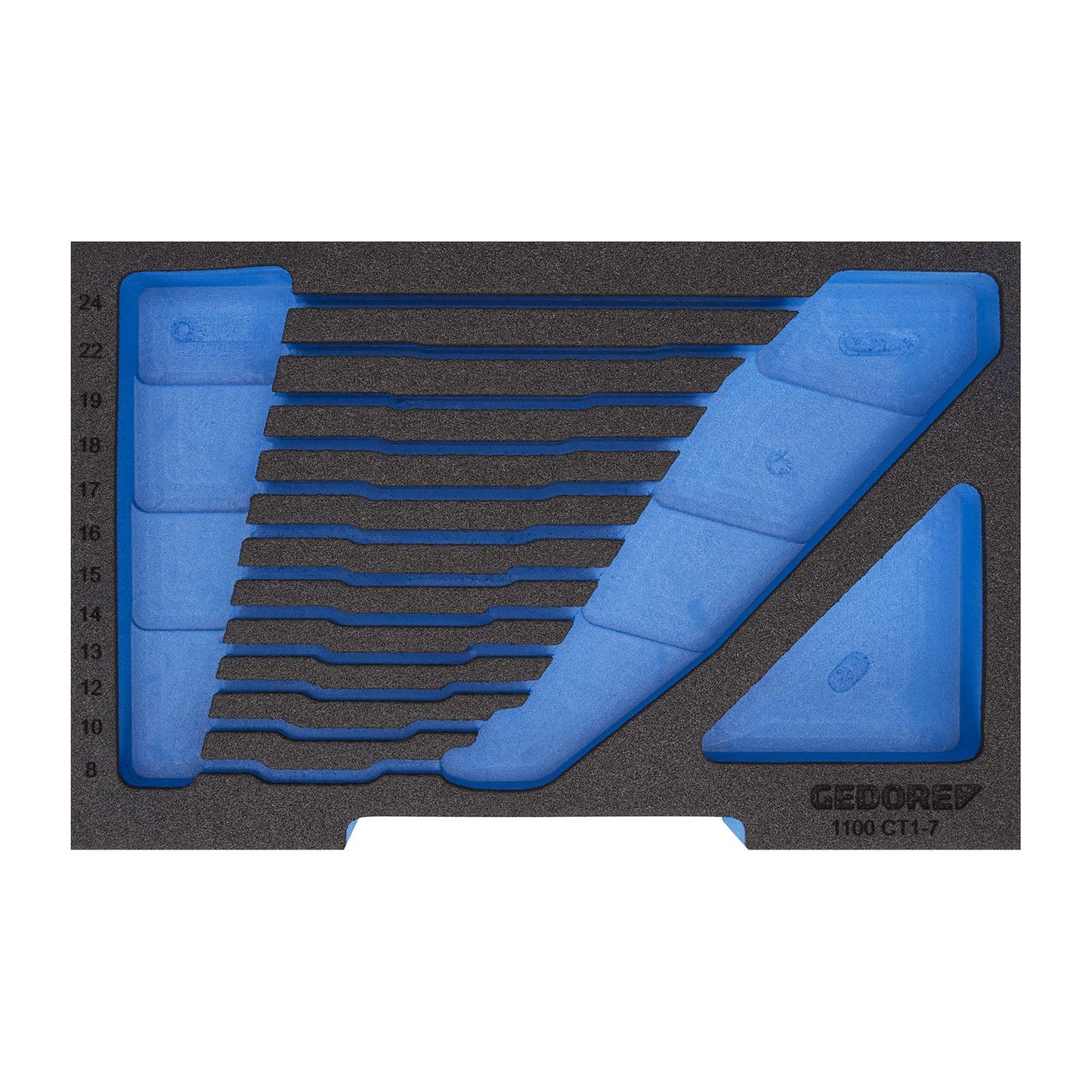 GEDORE EI-1100 CT1-7 - Mousse L-BOXX - Clés