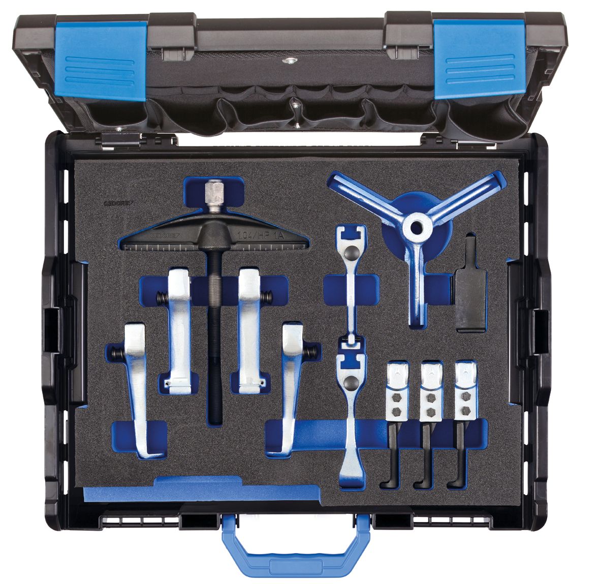 GEDORE 1100-1.04 - Jeu d'extracteurs à 2 et 3 branches en coffret L-BOXX®